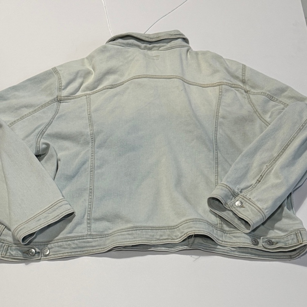 Light Blue Denim Jacket 4X - Picture 4 of 4